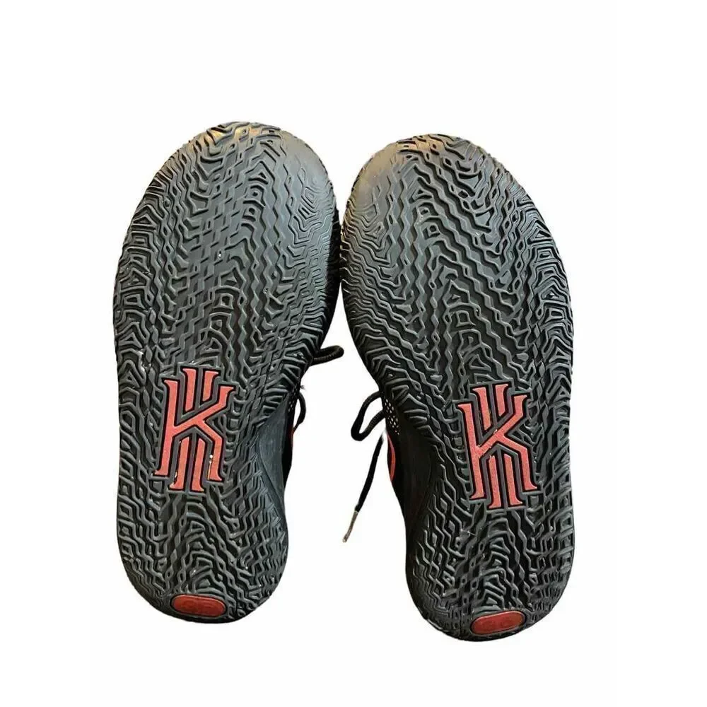 Nike Kyrie 7 “Bred” (GS) Big Kids’ Shoes Black-University Red ct4080-005 / SZ: 4 - Picture 7 of 8